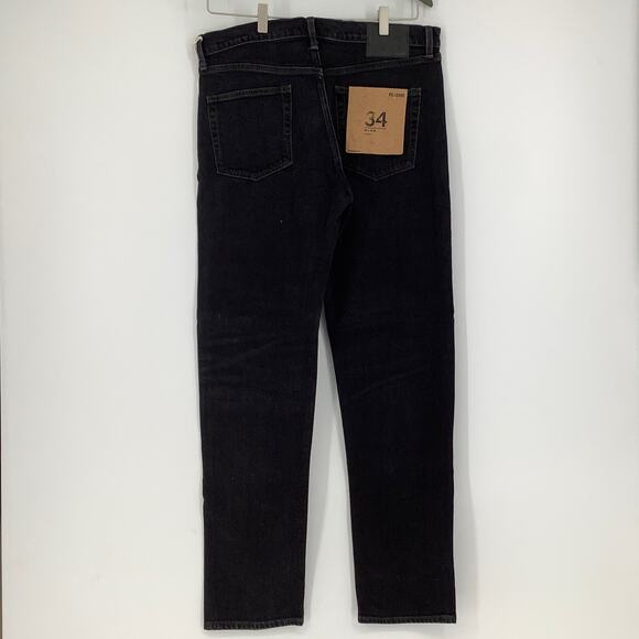 NEW! RE/DONE Size 34 60s Slim Pitch Black Upcycle Denim Jeans $285 msrp G13-12 - Picture 3 of 8